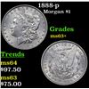 Image 1 : 1888-p Morgan Dollar $1 Grades Select+ Unc