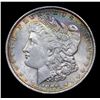Image 2 : 1889-p Rainbow Toned Vam 47 Morgan Dollar $1 Grades Select+ Unc