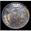 Image 3 : 1884-o/o Rainbow Toned Morgan Dollar $1 Grades Choice Unc