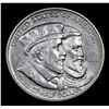 Image 2 : 1924 Huguenot Old Commem Half Dollar 50c Grades Choice Unc