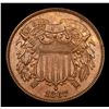 Image 2 : 1867 Two Cent Piece 2c Grades Select+ Unc BN