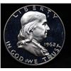 Image 2 : Proof 1962 Franklin Half Dollar 50c Grades GEM++ Proof