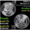 Image 1 : 1881-s Morgan Dollar $1 Grades Choice Unc+ PL