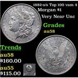 1882-o/s Top 100 vam 4 Morgan Dollar $1 Grades Choice AU/BU Slider