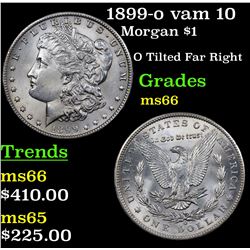 1899-o vam 10 Morgan Dollar $1 Grades GEM+ Unc
