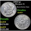 Image 1 : 1902-p Morgan Dollar $1 Grades Select+ Unc