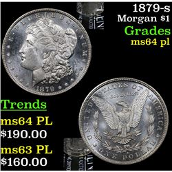 1879-s Morgan Dollar $1 Grades Choice Unc PL