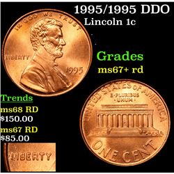 1995/1995 DDO Lincoln Cent 1c Grades GEM++ RD