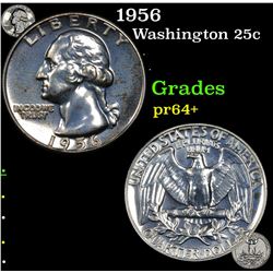 Proof 1956 Washington Quarter 25c Grades Choice+ Proof