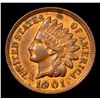 Image 2 : 1901 Indian Cent 1c Grades Choice AU/BU Slider