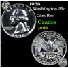 Image 1 : Proof 1956 Washington Quarter 25c Grades GEM+ Proof