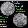 Image 1 : 1921-p Morgan Dollar $1 Grades Unc Details
