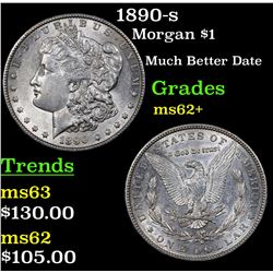 1890-s Morgan Dollar $1 Grades Select Unc