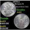 Image 1 : 1879-o Morgan Dollar $1 Grades Select Unc