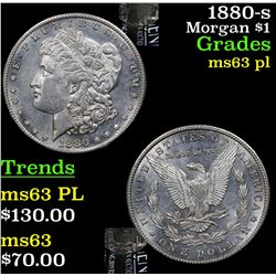 1880-s Morgan Dollar $1 Grades Select Unc PL