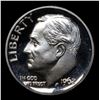 Image 2 : Proof 1962 Roosevelt Dime 10c Grades GEM++ Proof Deep Cameo
