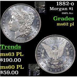 1882-o Morgan Dollar $1 Grades Select Unc PL