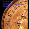 Image 4 : 1905 Major Mint Error Indian Cent 1c Grades Choice+ Unc RB