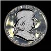 Image 4 : Proof 1956 Type 2 Franklin Half Dollar 50c Grades Proof Details