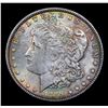 Image 2 : 1889-p Rainbow Toned Morgan Dollar $1 Grades Choice Unc