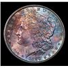 Image 2 : 1890-p Rainbow Toned Morgan Dollar $1 Grades Select+ Unc