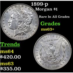 1899-p Morgan Dollar $1 Grades Select+ Unc