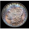 Image 2 : 1888-p Rainbow Toned Morgan Dollar $1 Grades Choice Unc