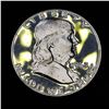 Image 6 : Proof 1963 Franklin Half Dollar 50c Grades GEM+ Proof Cameo