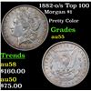 Image 1 : 1882-o/s Top 100 Morgan Dollar $1 Grades Choice AU