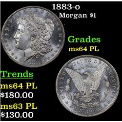 1883-o Morgan Dollar $1 Grades Choice Unc PL