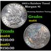 Image 1 : 1902-o Rainbow Toned Morgan Dollar $1 Grades Choice Unc