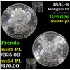 Image 1 : 1880-s Morgan Dollar $1 Grades Choice Unc+ PL