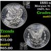 Image 1 : 1881-s Morgan Dollar $1 Grades Select Unc