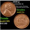 Image 1 : 1918-p Lincoln Cent 1c Grades Select Unc BN