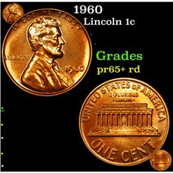 Proof 1960 Lincoln Cent 1c Grades Gem++ Proof Red