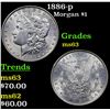 Image 1 : 1886-p Morgan Dollar $1 Grades Select Unc