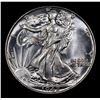 Image 2 : 1942-p Walking Liberty Half Dollar 50c Grades Choice+ Unc