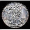 Image 2 : 1945-p Walking Liberty Half Dollar 50c Grades Select+ Unc