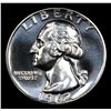 Image 2 : Proof 1962 Washington Quarter 25c Grades GEM++ Proof