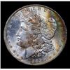 Image 2 : 1885-o Rainbow Toned Morgan Dollar $1 Grades Select+ Unc