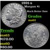 Image 1 : 1891-s Morgan Dollar $1 Grades Select Unc