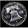 Image 3 : Proof 1956 Type 2 Franklin Half Dollar 50c Grades GEM+ Proof