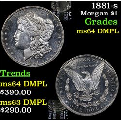 1881-s Morgan Dollar $1 Grades Choice Unc DMPL