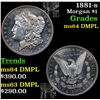 Image 1 : 1881-s Morgan Dollar $1 Grades Choice Unc DMPL