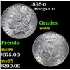 Image 1 : 1898-o Morgan Dollar $1 Grades GEM+ Unc