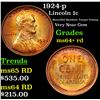 Image 1 : 1924-p Lincoln Cent 1c Grades Choice+ Unc RD