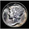Image 2 : 1934-p Mercury Dime 10c Grades GEM+ FSB