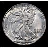 Image 2 : 1942-p Walking Liberty Half Dollar 50c Grades Select Unc