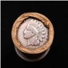 Image 2 : Mixed small cents 1c orig shotgun roll, 1857 Flying Eagle Cent, 1896 Indian Cent other end, McDonald