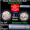 Image 1 : Buffalo Nickel Shotgun Roll in Old Bank Style 'Bell Telephone'  Wrapper 1926& s Mint Ends
